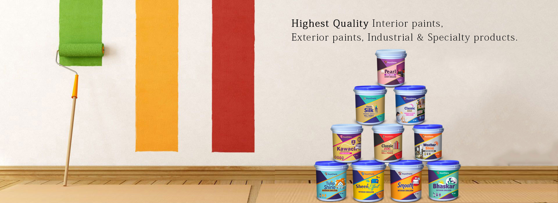 Goyal Paints Slider