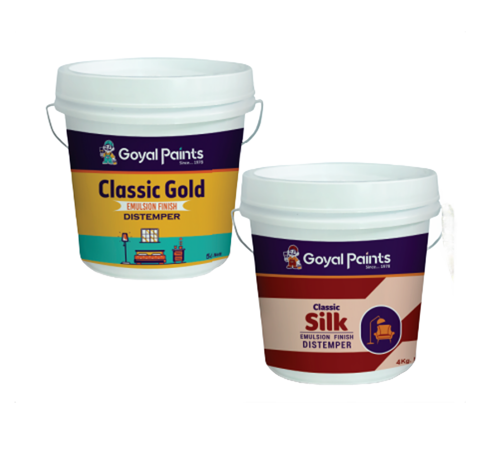 CLASSIC GOLD/CLASSIC SILK EMULSION FINISH DISTEMPER