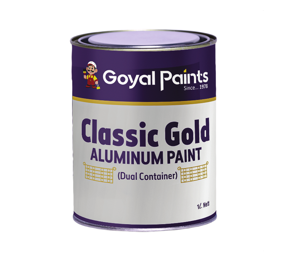 CLASSIC GOLD ALUMINUM PAINT (DUAL CONTAINER